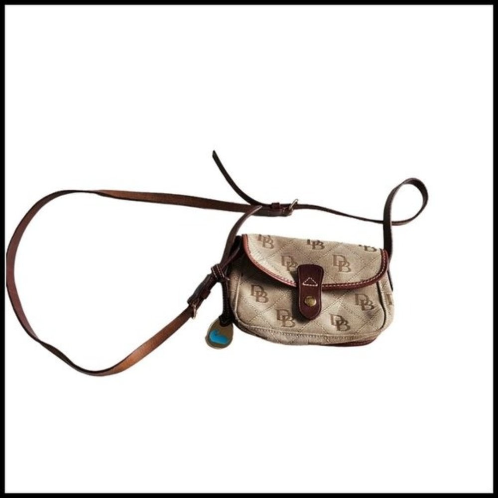 Dooney & Bourke Signature Canvas Crossbody Bag Small